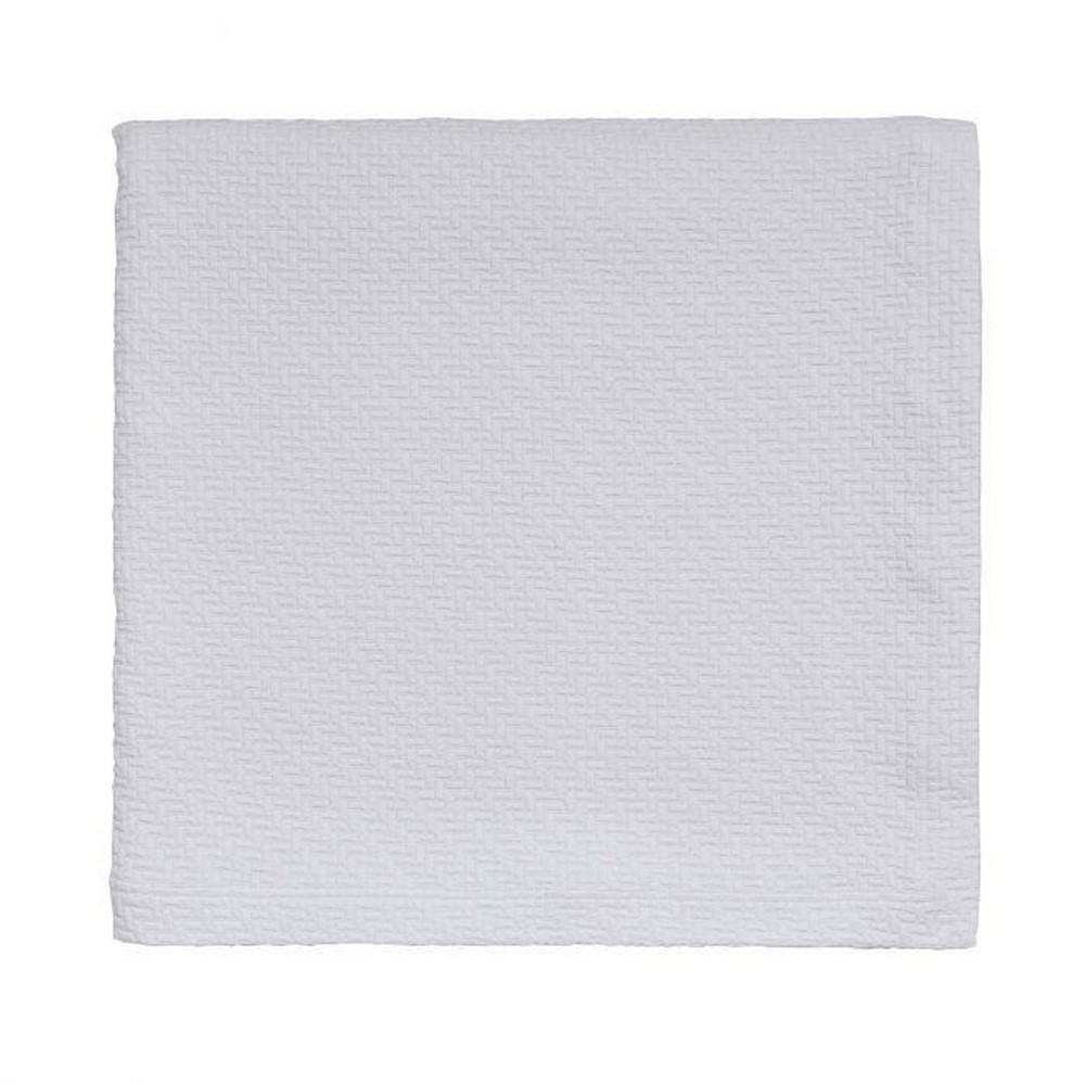 Andaz Fine Linens Egyptian Cotton Throw in White